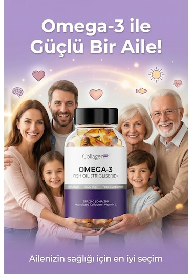 Collagen Forte Platinum Omega 3 Premium Balık Yağı 90 Kapsül