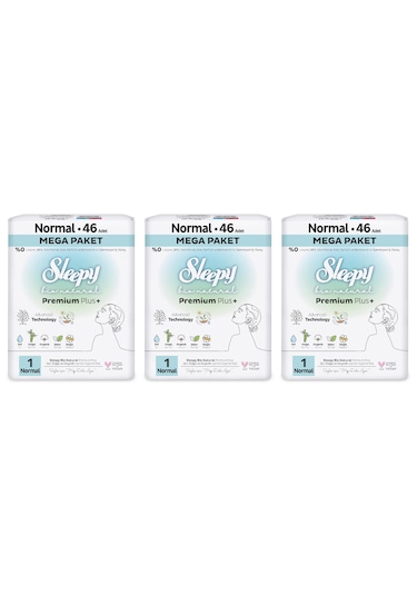 Bio Natural Premium Plus Ped Mega Paket Normal 46x3 138 Adet