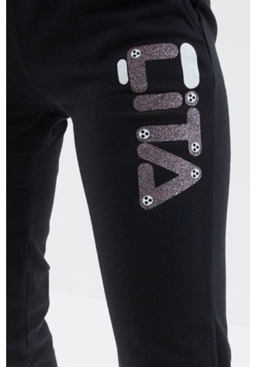 Aymeravm - Paça Lastikli Likralı Eşofman Alt - Çt3901Ga Siyah