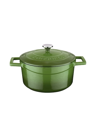 Lava Döküm Yuvarlak Tencere. Folk Çap(Ø)22cm.