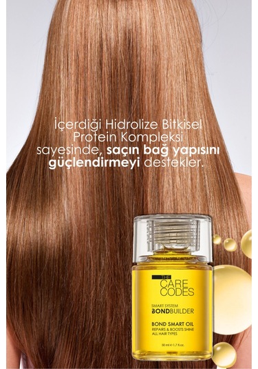 The Color Codes Bond Smart Oıl Konsantre Saç Bakım Yağı 50 ML