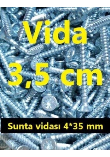Vida 4X35 MM Sunta Vidası (15 Adet) Vcd Vd.1