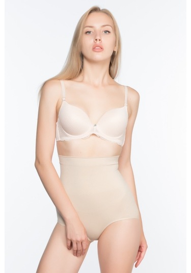 Kadın Slip Yüksek Bel Korse Layza13003 Ten