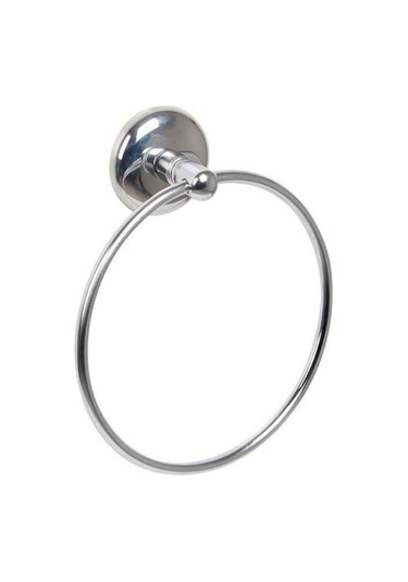 Öztaç Metal Yuvarlak Havluluk Krom