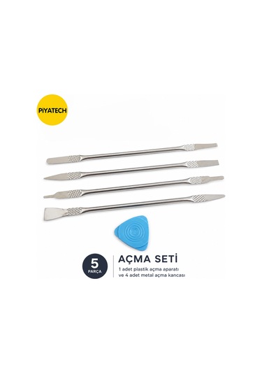 5 Parça Profesyonel Metal Açma Kanca Seti Telefon, Tablet Ve Laptop Tamiri
