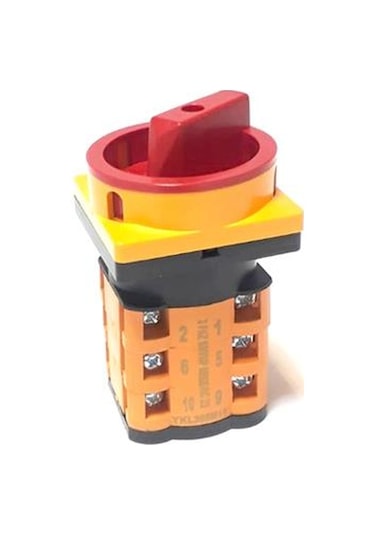 OPAŞ 3X16A 1-0-2 Mini Tip Kilitli Şalter