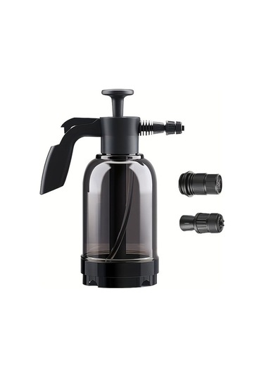Trendooze El Tipi Basınç Pompası: 2 L, Ayarlanabilir Nozullu Püskürtücü Siyah