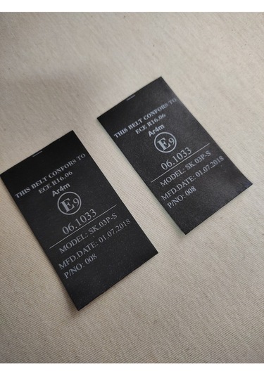 Araç Emniyet Kemeri E Sertifika Etiketi 2 Adet
