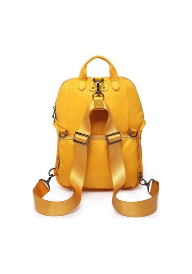 Barcelona Saten Kumaş Kadın Postacı Ve Sırt Çantası Barcelona 2108 Siyah