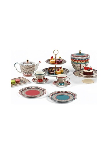 Liora Bone 27cm 6 Lı Tabak Seti Çok Renkli