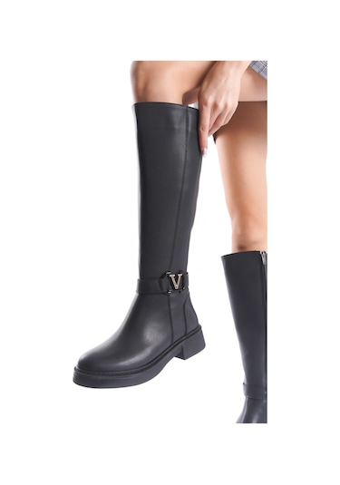 Amira Soğuk Geçirmez Kışlık Kadın Çizme Siyah