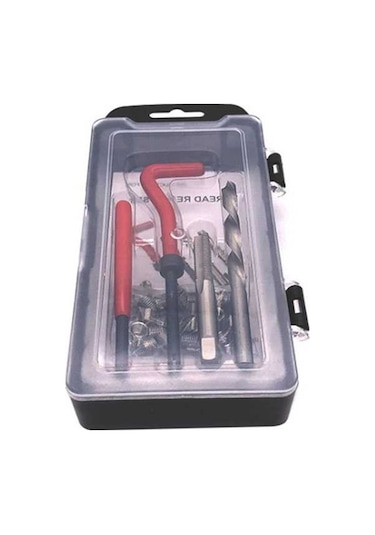 Pazly 15 Adet M-10 X 1.25 Diş Tamir Takımı Helicoil Uyumlu Seti