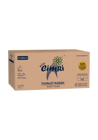 Rulopak Mini Cimri Tuvalet Kağıdı 12'li