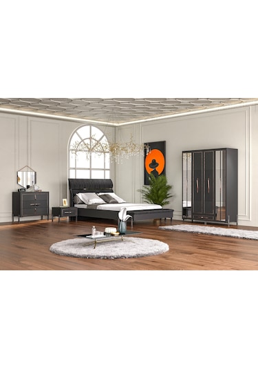 Tocco-platin 4 Kapaklı Country Gardırop