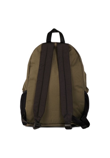 Haki Önü Nakışlı Laptop Bölmeli Unisex Sırt Okul Çantası Back To School haki