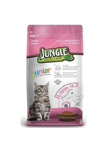 Jungle Junior Tavuklu Yavru Kedi Maması 500 G