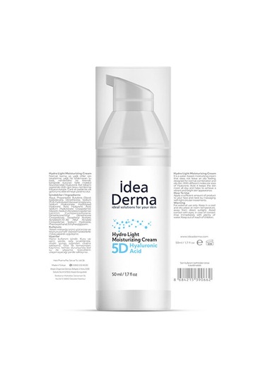 İdea Derma 5D Hyaluronic Acid Hydro Light Nemlendirici Krem 50 ML