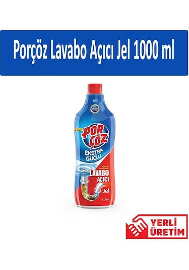 Lavabo Açıcı Jel 1000 Ml X 6 Adet