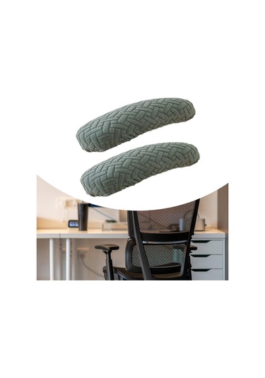 Suntek 2 Adet Ofis Koltuğu Kol Dayama Kılıfları Yeşil