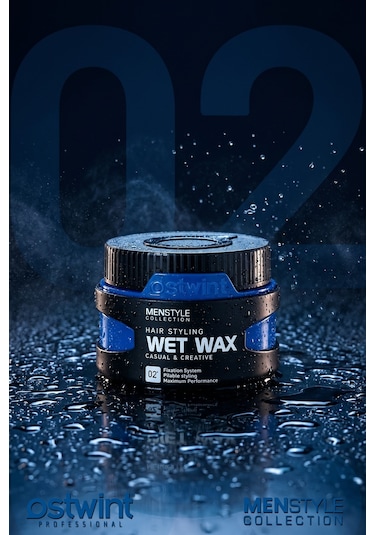 Ostwint Menstyle Collection Profesyonel Saç Şekillendirici Wet Wax 150 ML