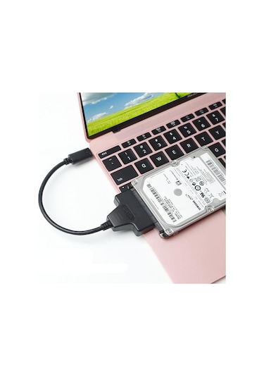 USB Type C 3.1 To 2.5 / 3.5 SATA 3 SSD HDD Harddisk DVD Çevirici