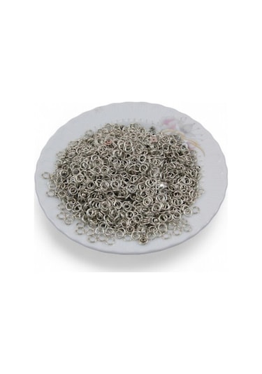 5x0,7 Mm Halka Gümüş Pul Payet 20 Gr 300 Adet