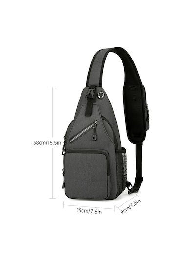 Maiyame Erkek Ve Kadınlar İçin Su Geçirmez Oxford Kumaş Sırt Çantası - Seyahat Ve Günlük Kullanım Koyu Gri