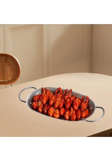 Suntek Paslanmaz Çelik Balık Pişirme Tepsisi Tavası Lazanya