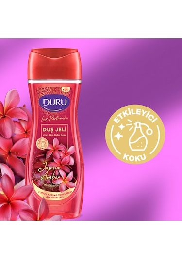 Duru Lux Perfumes Jasmin Amber Duş Jeli 6 x 450 ML