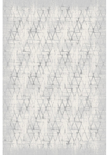 Premium Modern Mikropolyester Akrilik Halı - Pamuk Jüt Tabanlı - Gri
