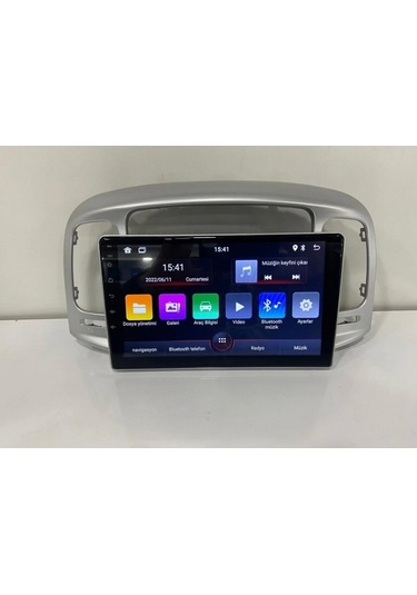 Hyundai Accent Era İle Uyumlu Android Carplay Multimedya 4 Ram 64 Gb Qled Ahd Kamera 9"