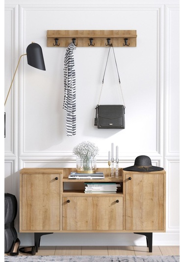 Decormet Grady Ayakkabılık Safir Meşe - Dec-20032 Çok Renkli