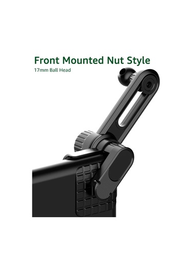 Untoom Evrensel Araba Telefon Tutucu 17mm Top Kafa Tabanı Tesla İçin Sabit Braket Black