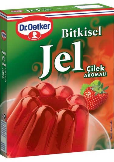 Dr.Oetker Bitkisel Çilek Aromalı Jel 4 x 100 G