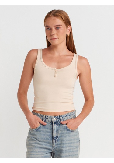 Dilvin 21158 Düğmeli Askılı Top-taş Taş