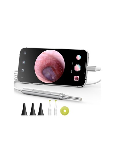 Anykit Dijital Otoskop, Ultra Net Görüşlü Kulak Kamerası - İpad/iphone/android