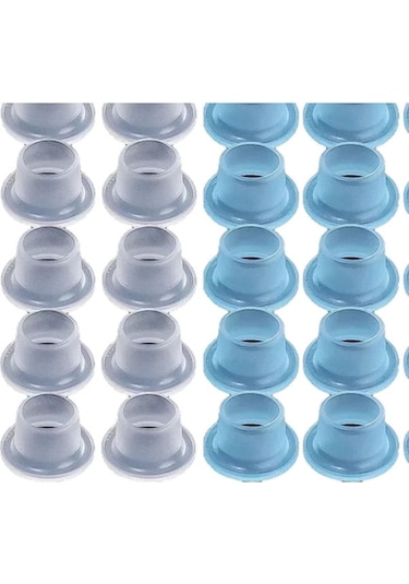 Maiyame Sızdırmazlık İçin 4 Parça Evrensel Musluk Contası - 100 Adet Şeffaf, Mavi, Kırmızı Silikon Conta Seti