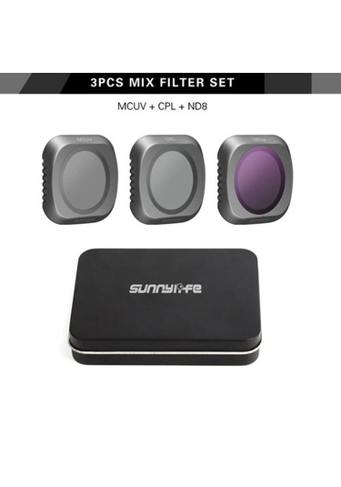 DJI Mavic 2 Pro Kamera Lens Filtresi 3 Lü Set Mucv Cpl Nd8