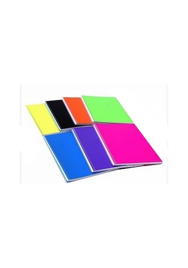 Mynote Flex Neon A4 120 Yaprak Spiralli Çizgili Defter