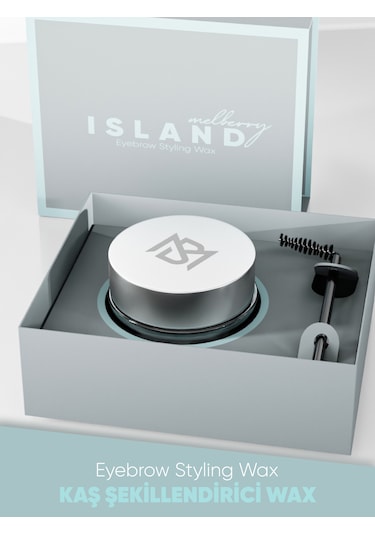 Island Kaş Şekillendirici-sabitleyici Wax Gri