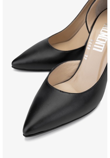 Valmenti Avıorkadın Siyah Hakiki Deri Topuklu Ayakkabı 33 9200y Bn Ayk Y24 Siyah