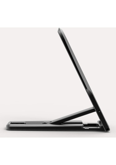Cbtx Alüminyum Alaşımlı Yapışkan Braket Cep Telefonu Standı Katlanır Kickstand Cep Telefonu Desteği - Gümüş