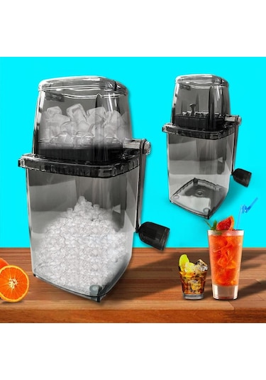 Mini Buz Tıraş Smoothie Manuel Buz Kırıcı Buz Bloğu Kırma Rüşvet Makinesi