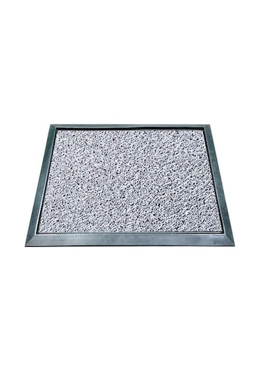 Hijyenik Plastik Paspas 60x80 Cm İçinde Kıvırcık Paspas Dahil Siyah