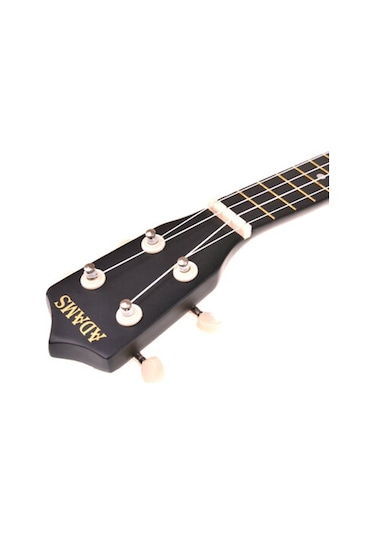 Adams 21'' Soprano Boy Siyah Renk Ukulele Gitar-Pena