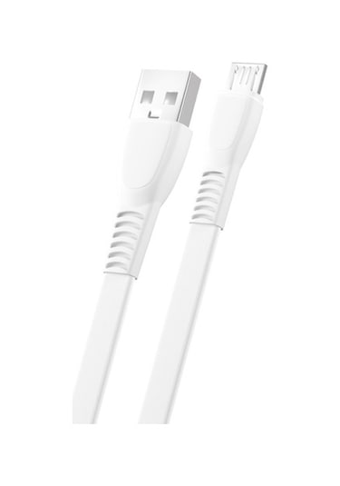 Fitplus Flat Fs-401 Micro Usb Data/Şarj Kablosu 2.4A 1Mt (521341424)