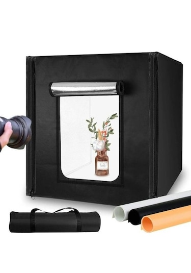 Hpytech Ürün Fotoğraf Çekim Kabini Seti-ışıklı, Foto Çadırı