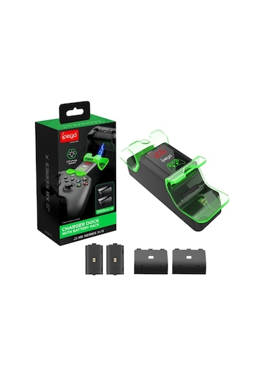 Xbox Series X/s Batarya Şarj Istasyonu Led Şarj Göstergeli Şarj Yuvası