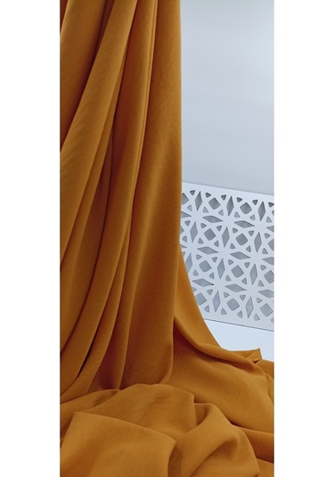 Sarı Keten Ayrobin Kumaş
