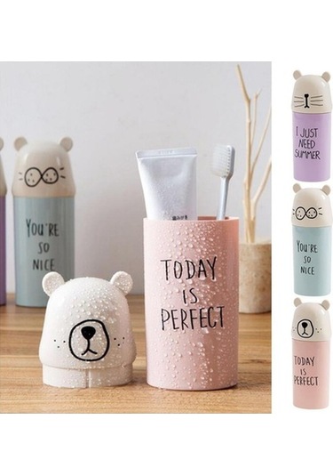 Pazly Tutucu Suntek Seyahat Saklama Kutusu - Kupa Ve Diş Fırçası Mq Diğer